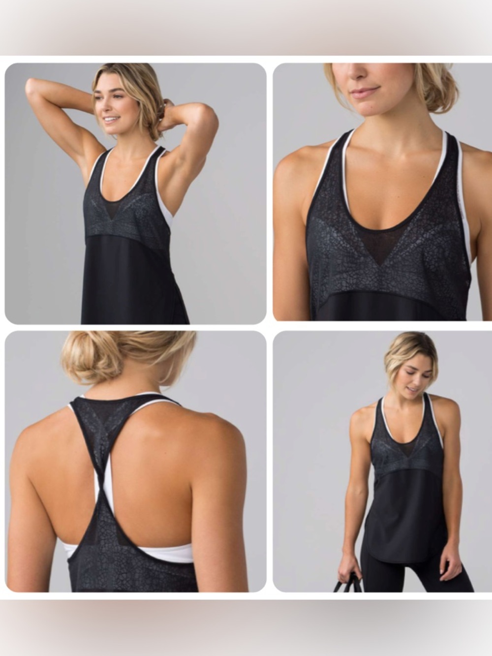 NWOT *Online Only Lululemon Twist and Train Tank Top *Black (US 8)